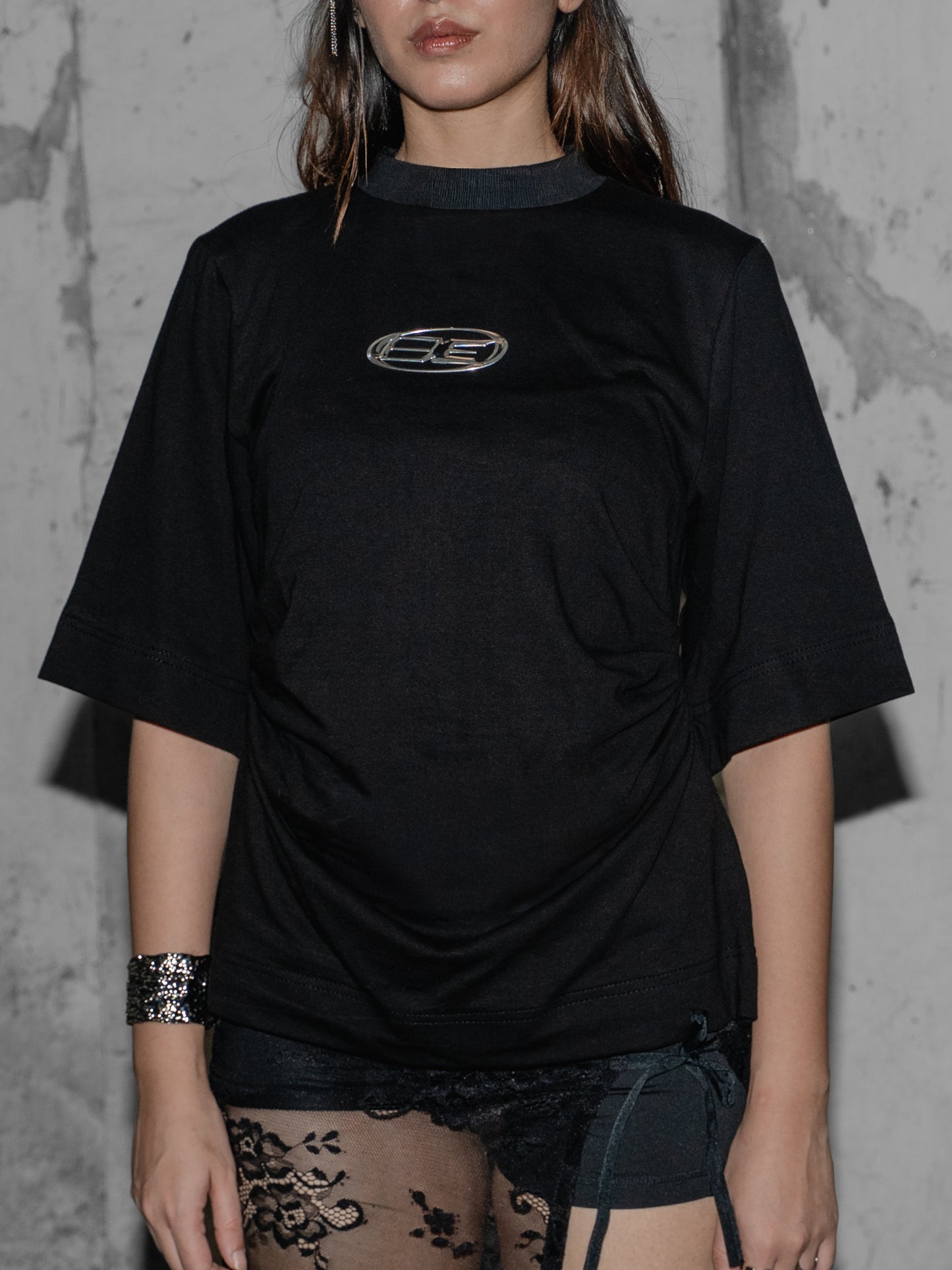 Pleated T-Shirt