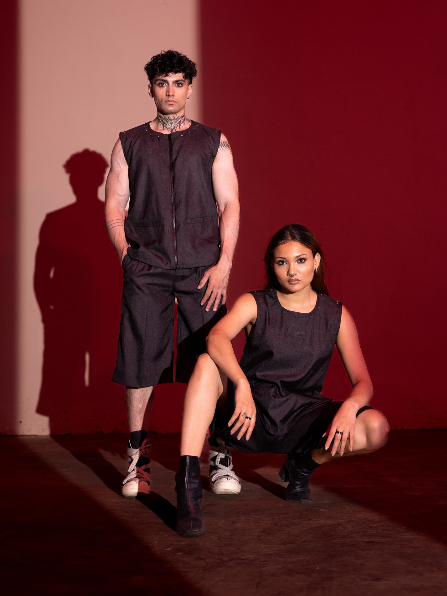 Superposición de traje