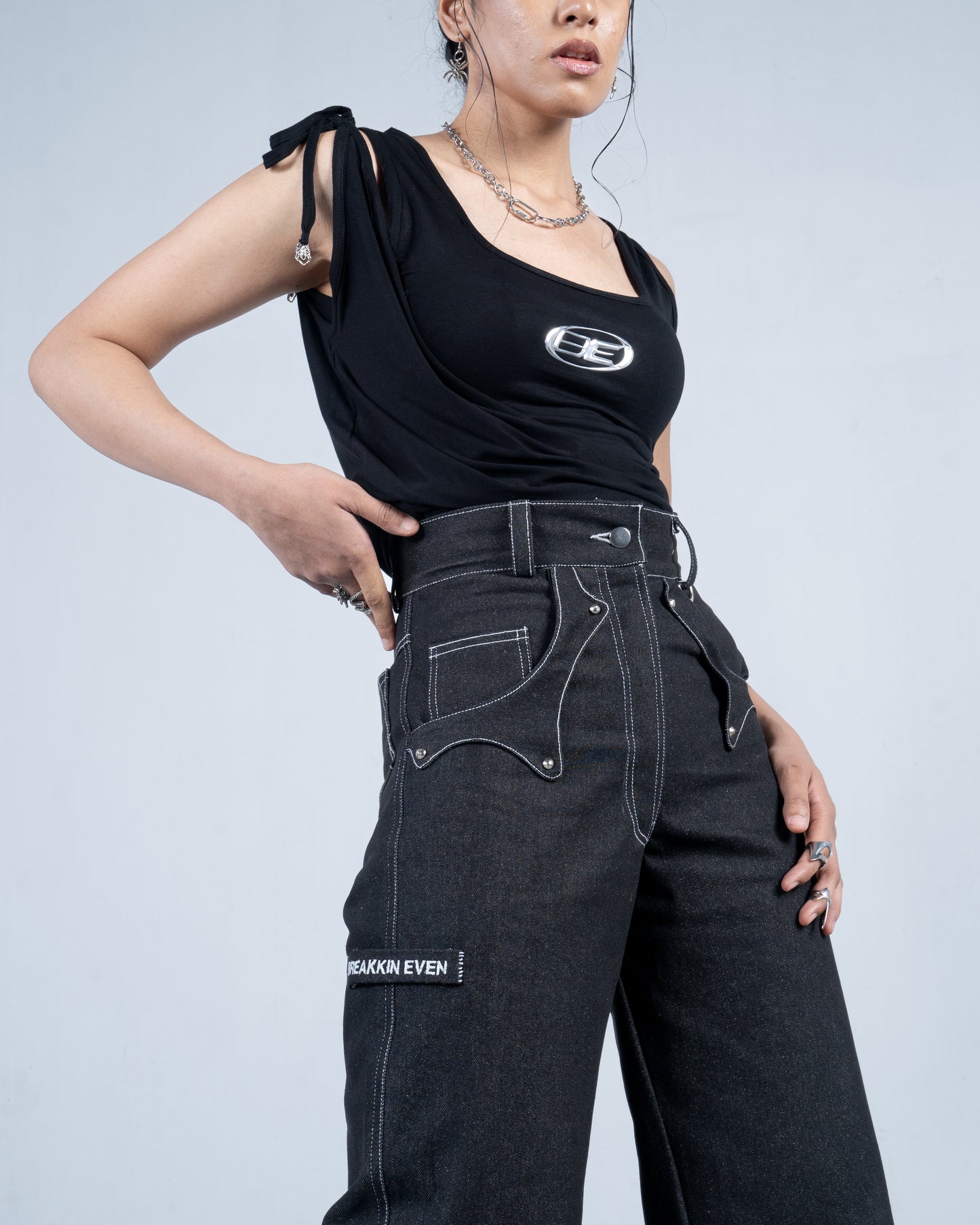 Camiseta sin mangas de doble capa