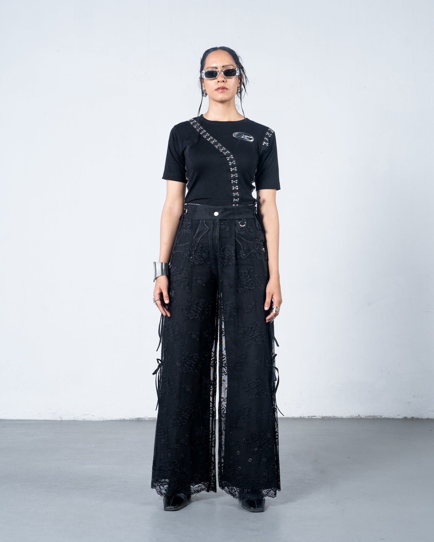 Lace Pants Overlay