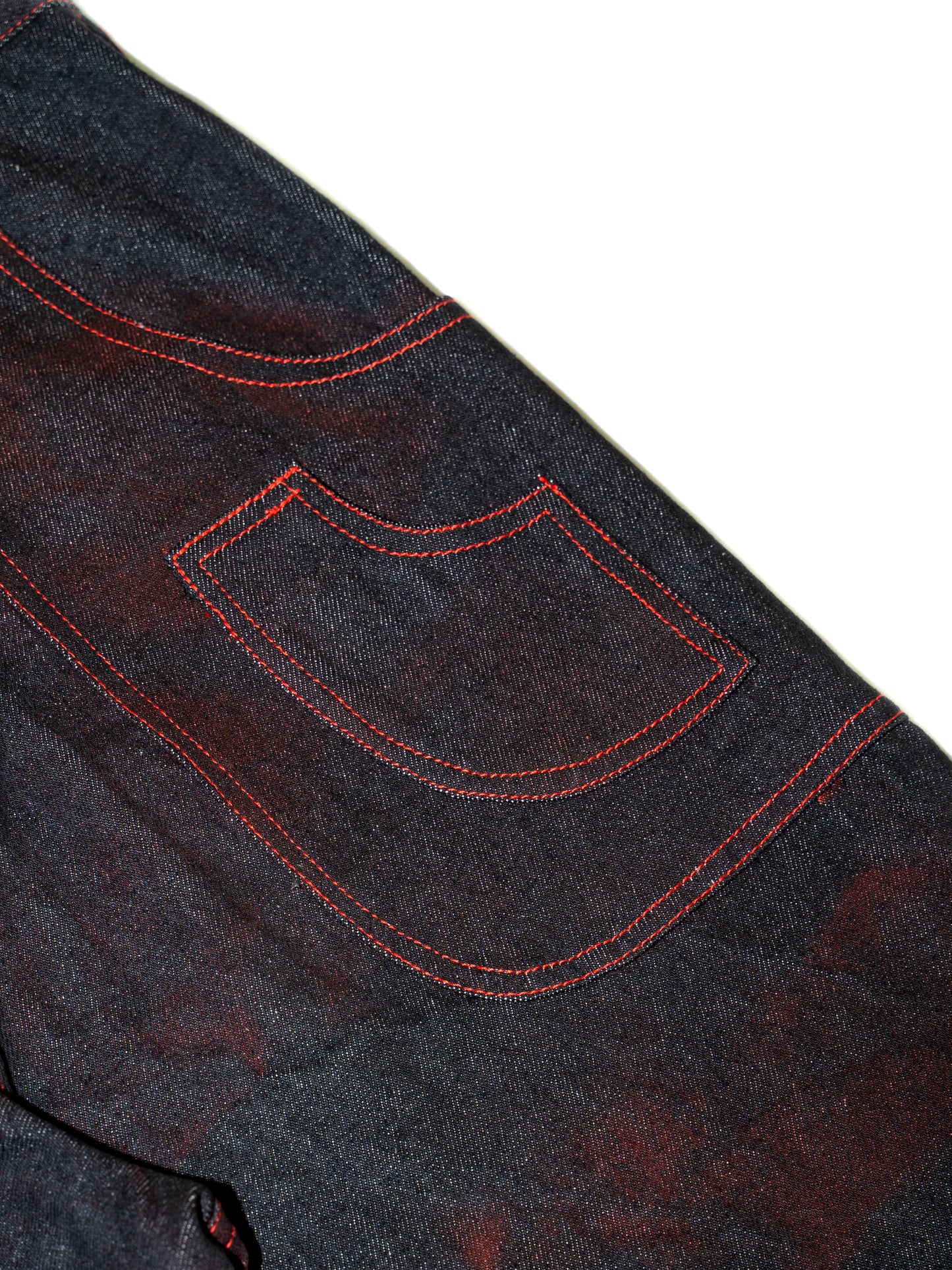 Red Denim Pants
