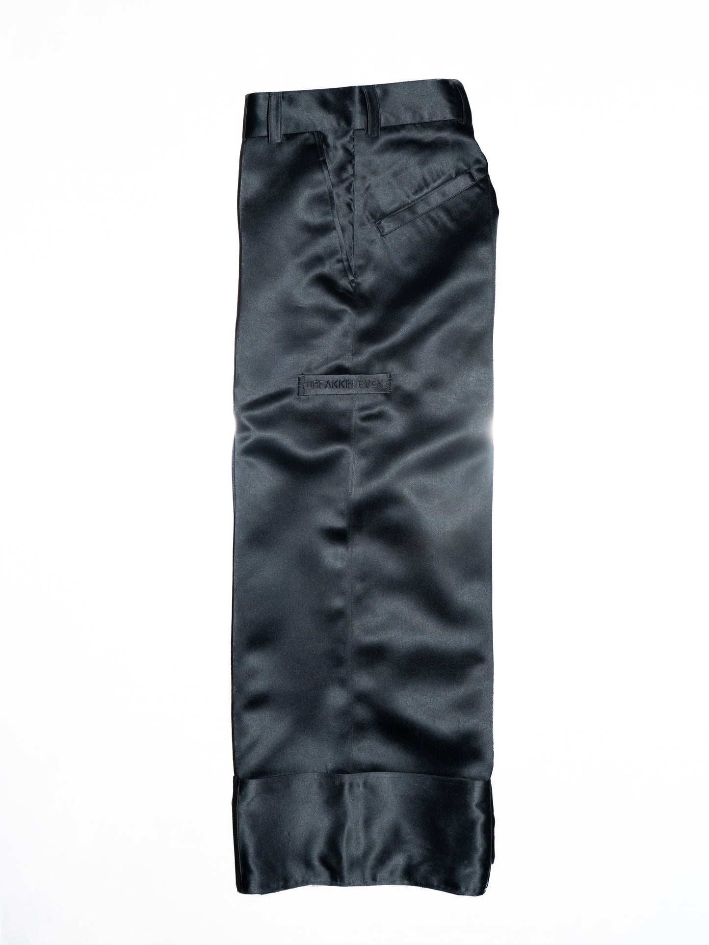 Noir Satin Pants