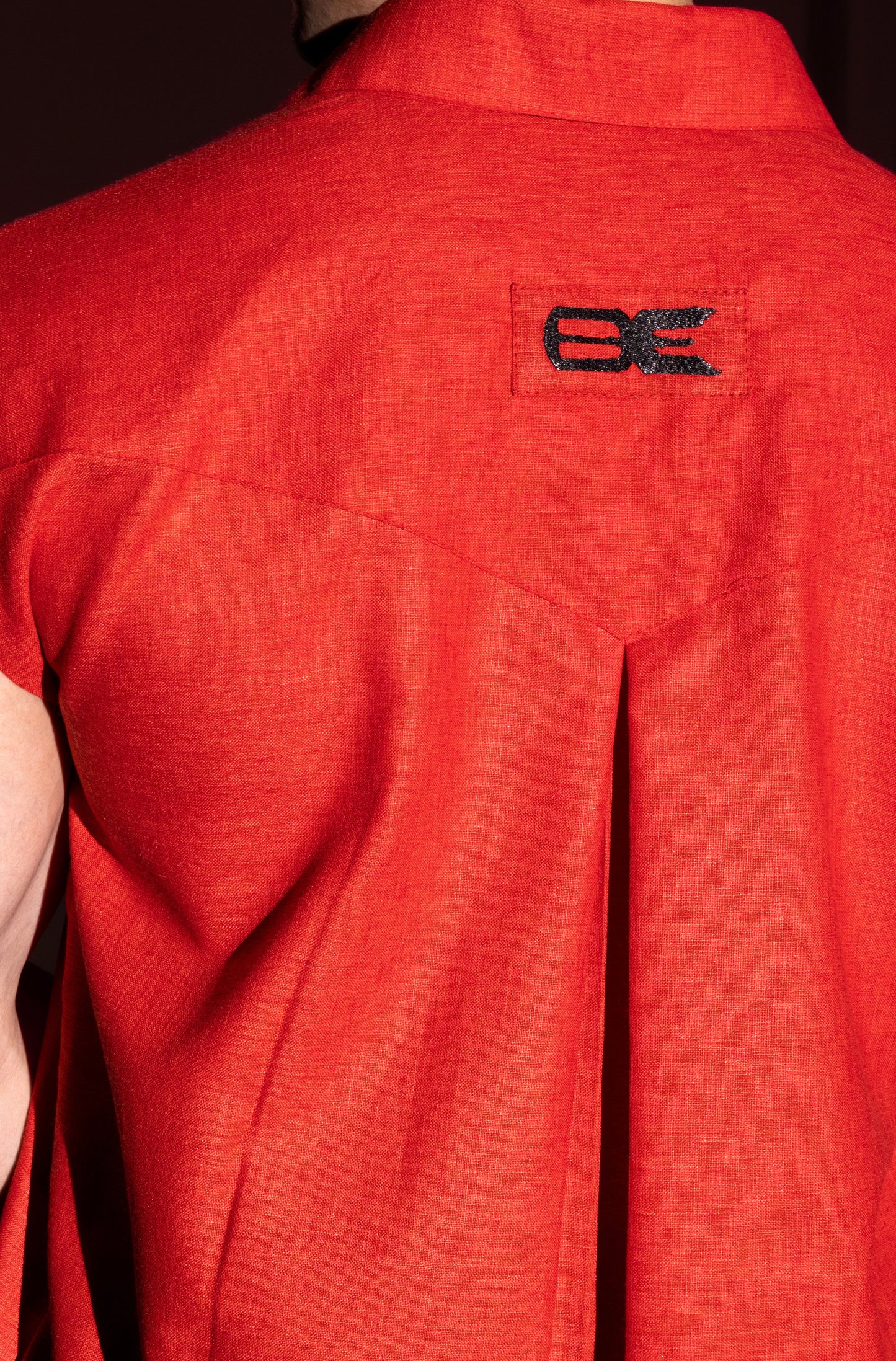 Linen Cut Sleeves - Red