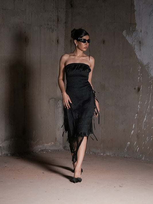 Slow Burn Satin Tunic