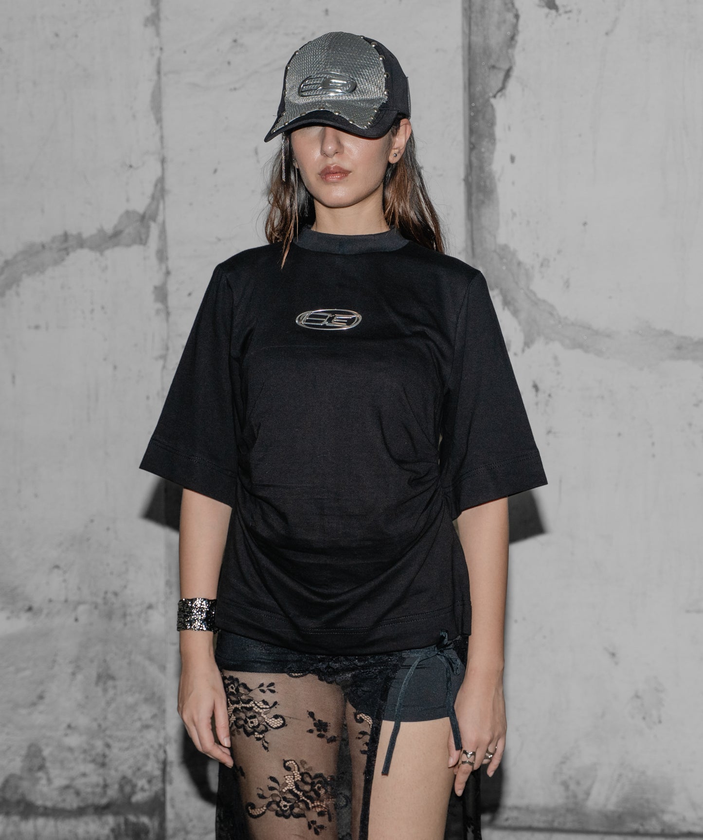Pleated T-Shirt