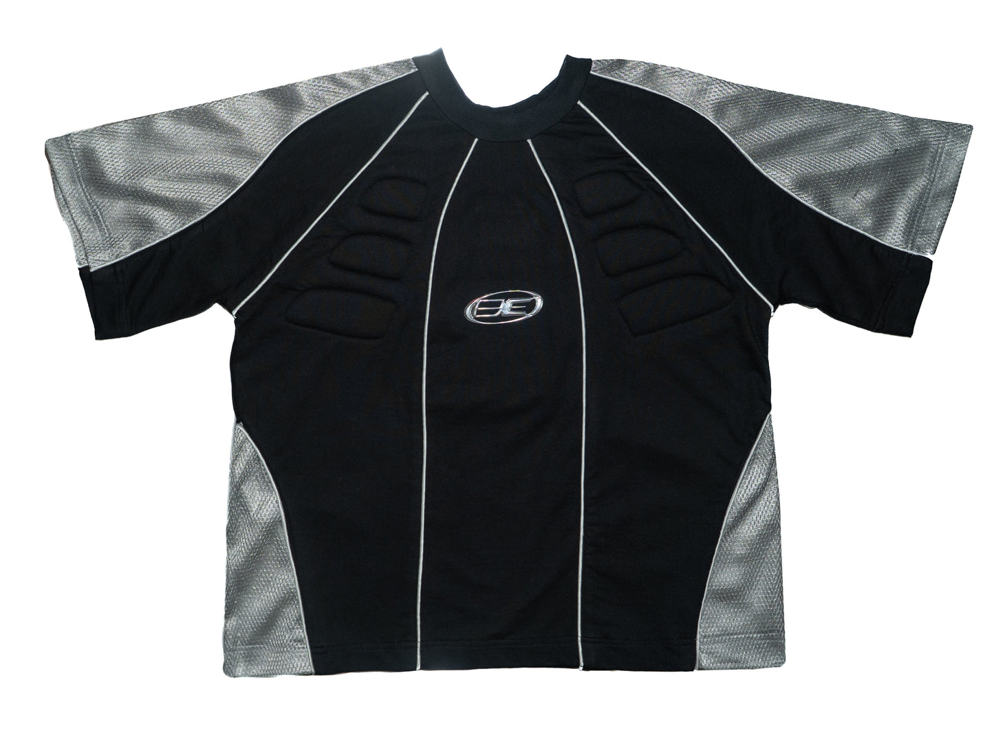 Patchwork T-Shirt with Padding