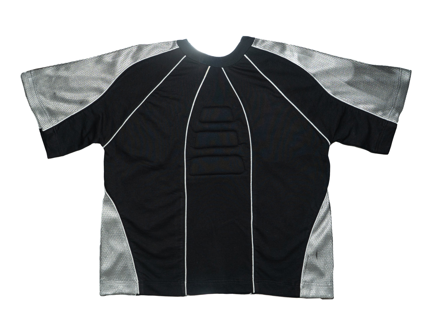 Patchwork T-Shirt with Padding