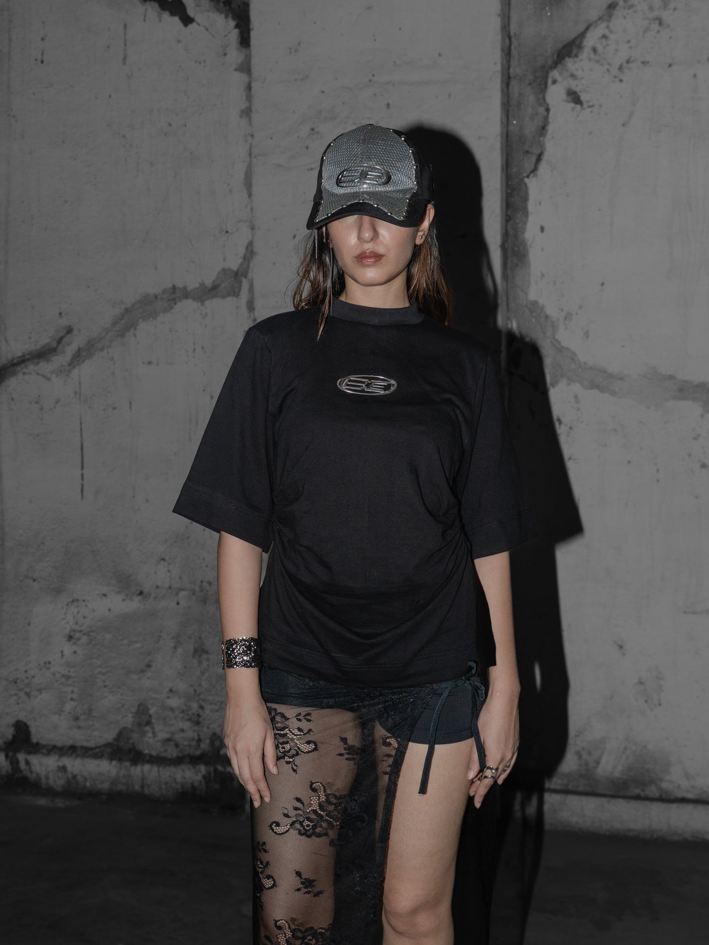 Pleated T-Shirt
