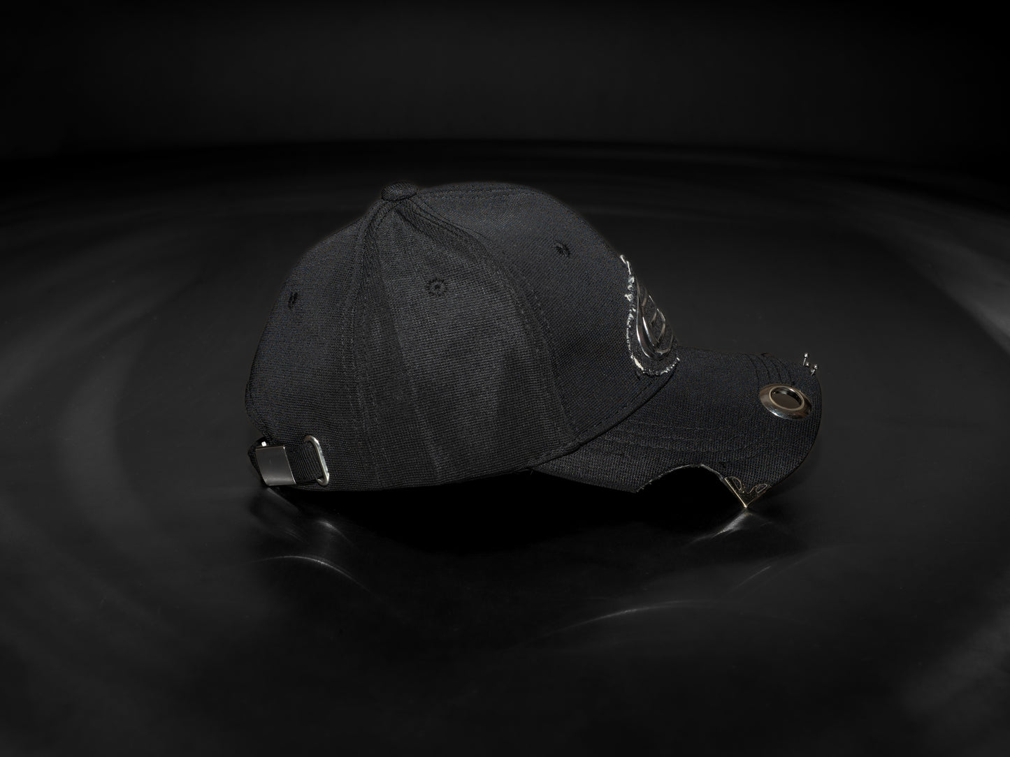 Black Piercings Cap