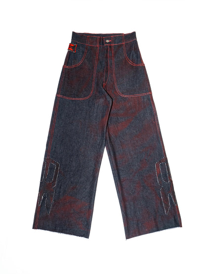 Red Denim Pants