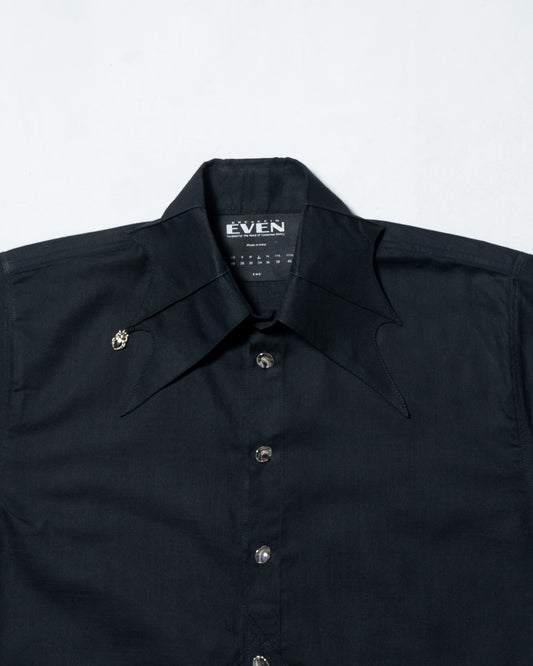 Spider Web Collar Shirt