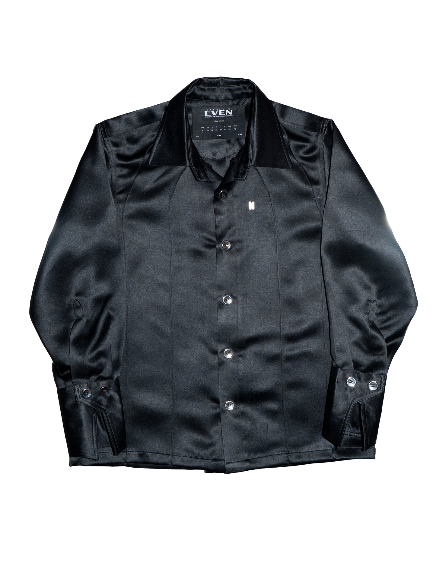 Noir Satin Shirt