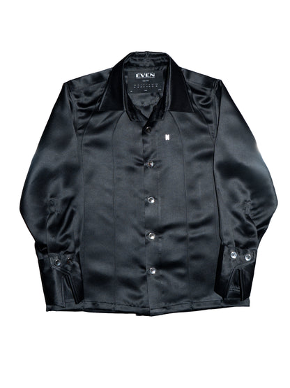 Noir Satin Shirt