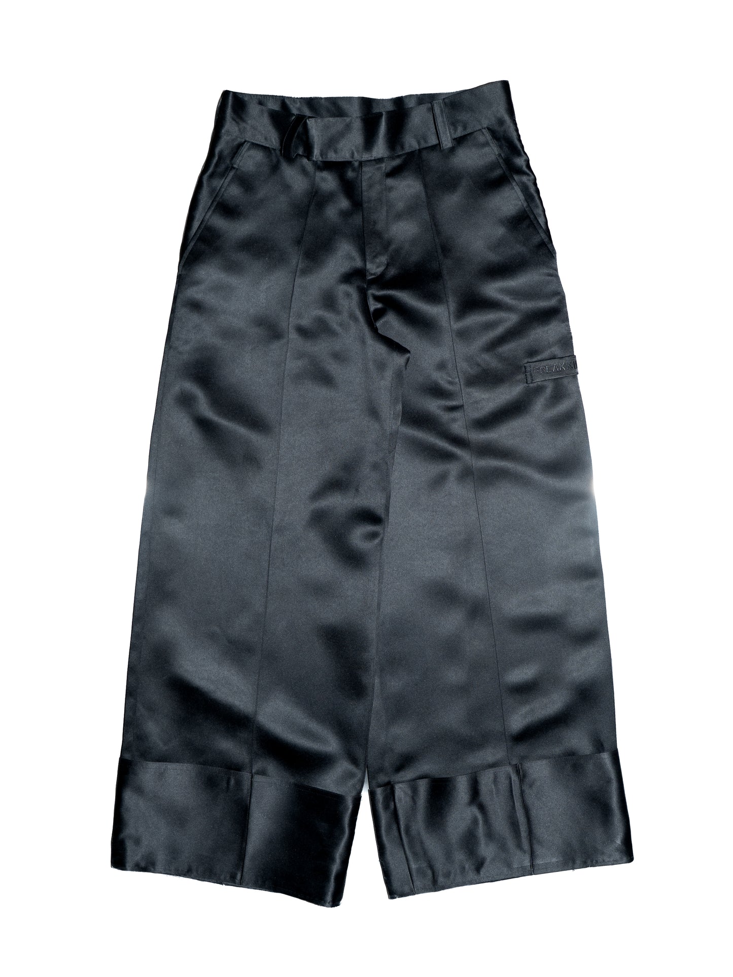 Noir Satin Pants