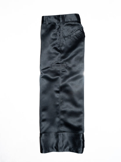 Noir Satin Pants