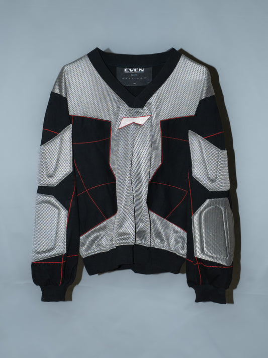 Valor Silver V-Neck Sweatshirt