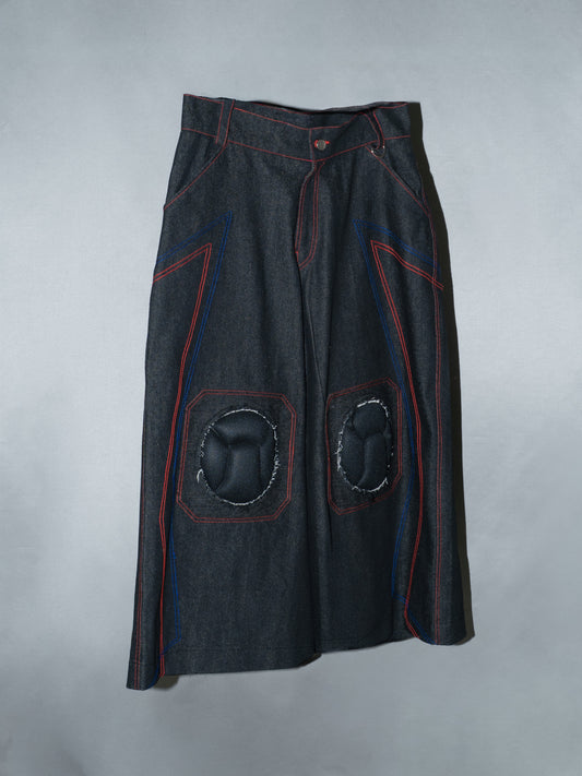 Colossus Knee Pad Denim Jorts
