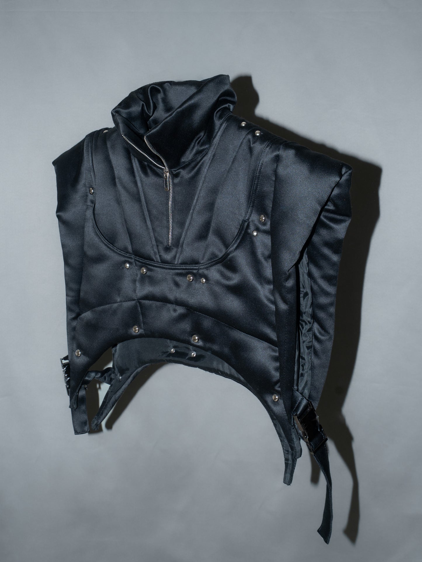 Apex Satin Puffer Vest