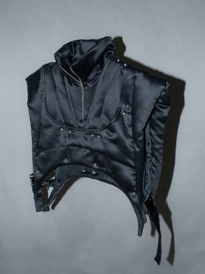 Apex Satin Puffer Vest