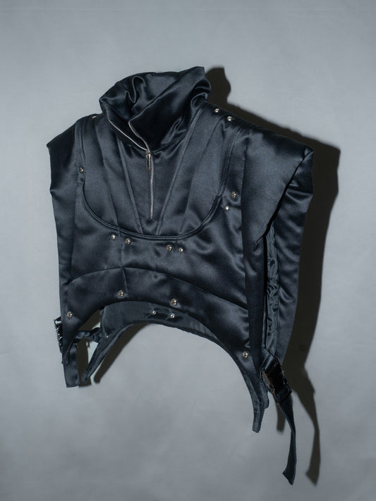 Apex Satin Puffer Vest