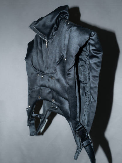 Apex Satin Puffer Vest