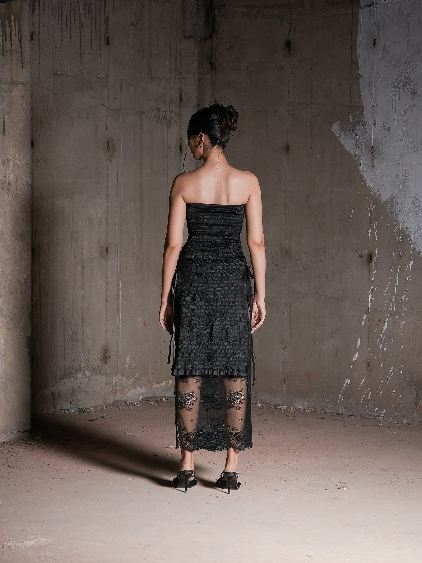 Slow Burn Satin Tunic