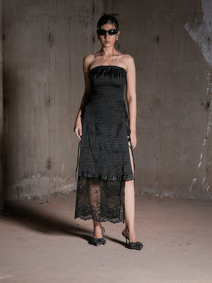 Slow Burn Satin Tunic