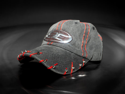 Grey Denim Cap