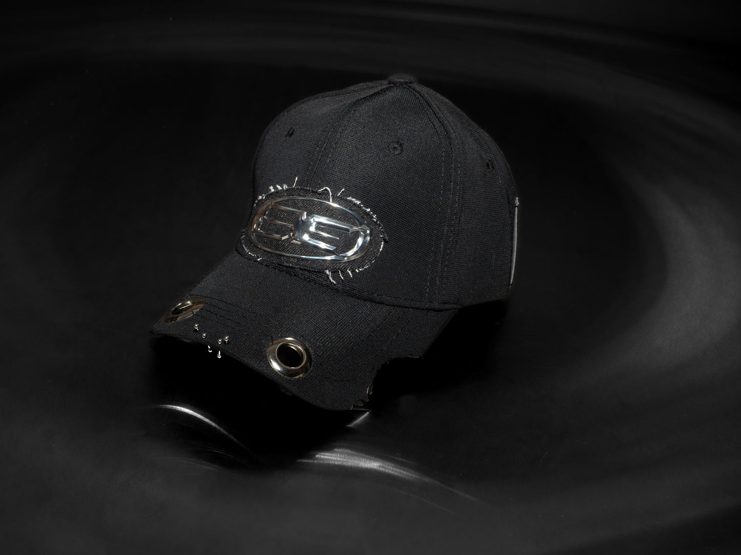 Black Piercings Cap