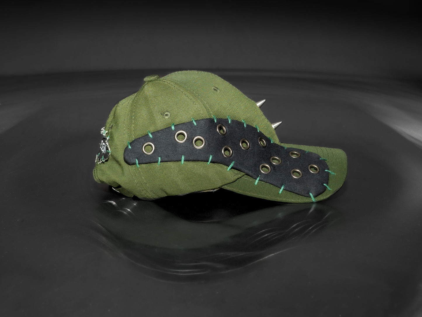 Rivets Applique Cap