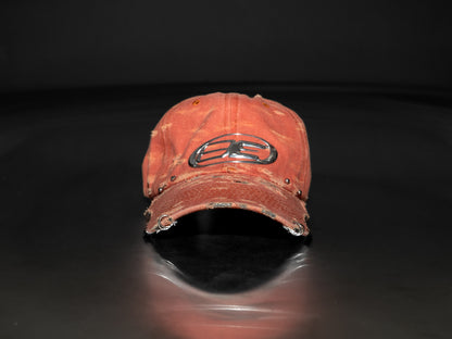 Orange Distressed Cap