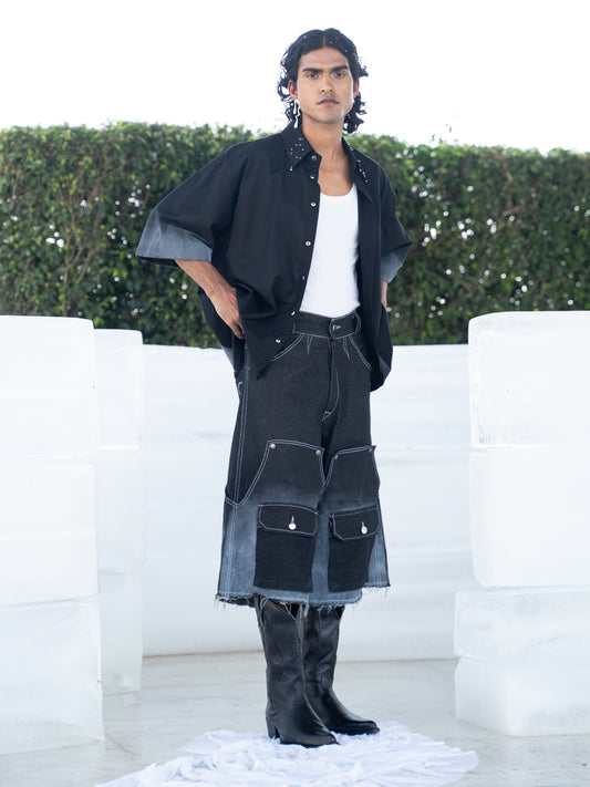 Frosted Jorts - Black - AS